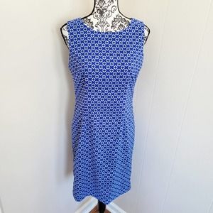 Mario Serrani Scoopneck Sheath Knee Length Dress